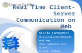 Real time client server communication on web