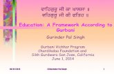 Framework for education_based_on_gurbani - Gurinder Pal Singh (Vichaar)