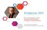 Endevor api   an introduction to the endevor application programming interface