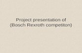 Project presentation of Bosch rexroth competition