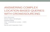 Answering Complex Location-Based Queries with Crowdsourcing