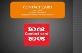 Contact Card