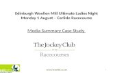 Edinburgh Woollen Mill Ultimate Ladies Night Monday Coverage Summary And Campaign