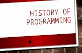 History of programming