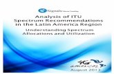 Analysis of itu spectrum recommendations in latin america august 2013 (1)