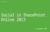DIWUG - Social in SharePoint Online 2013