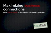 Maximizing Business Connections Through Social Media