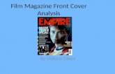 Film magazine front cover analysis