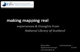 Making mapping real: experience and thoughts from National Library of Scotland