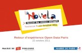 Retour d'expérience Open Data Paris - La novela