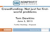 Crowdfunding: Not just for first-world problems