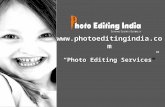 - PHOTO EDITING SERVICES