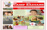 Newsletter summer camp recordatorio