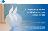 La reforma educativa que México necesita