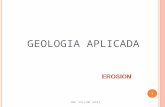 GEOLOGIA APLICADA - EROSION