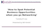 How To Spot Potential Business Opportunities