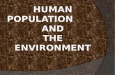 Human population and the environment