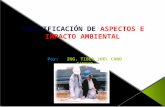 IDENTIFICACIÓN DE ASPECTOS E IMPACTOS AMBIENTALES