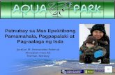 Better management Practices for aquaculture parks (tagalog)