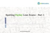 Spotting Payday Loan Scams Part 1