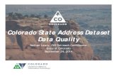 Lowry colorado state address dataset data quality