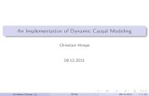 An Implementation of Dynamic Causal Modeling