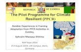 Ephraim Mwepya Shitima, Zambia: Experiences in Framing Adaptation from PPCR Activities in Zambia