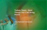 Turkey Tours - Best Things You Can Bring Home
