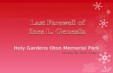 Ines L. Genesila's Treasured Moments at Holy Gardens Oton Memorial Park