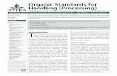 Organic Standards for Handling (Processing): Highlights of the USDA's National Organic Program Regulations