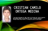 Cristian camilo ortega medina - Presentación publica