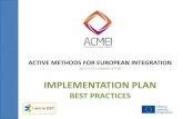 Acmei Best practice Implementation plan