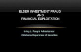 Elder Investment Fraud & Financial Exploitation