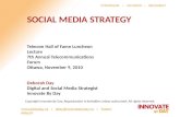 Social Media Strategy - Telecom Luncheon Keynote with Deborah Day, Ottawa, 2010