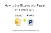 How to buy Bitcoins with Paypal