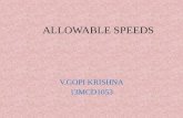 allowable speed