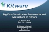 Big data visualization frameworks and applications at Kitware