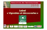 Atelier  - Label "Vignobles et Découvertes"