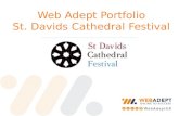 St. Davids Cathedral Festival - Web Adept's latest website now on Slideshare!