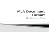 Mla document format