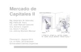 Mercado de Capitales (Parte II) Agosto 2014