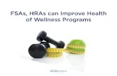 FSAs, HRAs Can Improve Health of Wellness