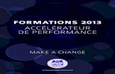 Brochure Formations 2013 - People & Performance