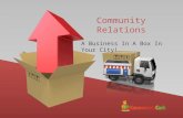 Community Relations - Business in a Box