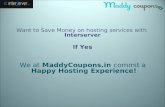 Save money for all your purchase on interserver using interserver coupon codes & discount vouchers