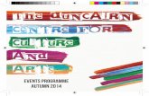 Duncairn Centre for Culture & Arts, Autumn 2014 Events Programme