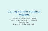 Caring for the surgical patient