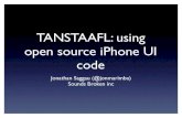 303 TANSTAAFL: Using Open Source iPhone UI Code