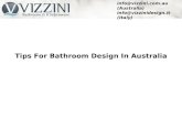 Tips For Bathroom Design In Australia