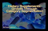 Dietary Supplements: Growth Through Category Segmentation